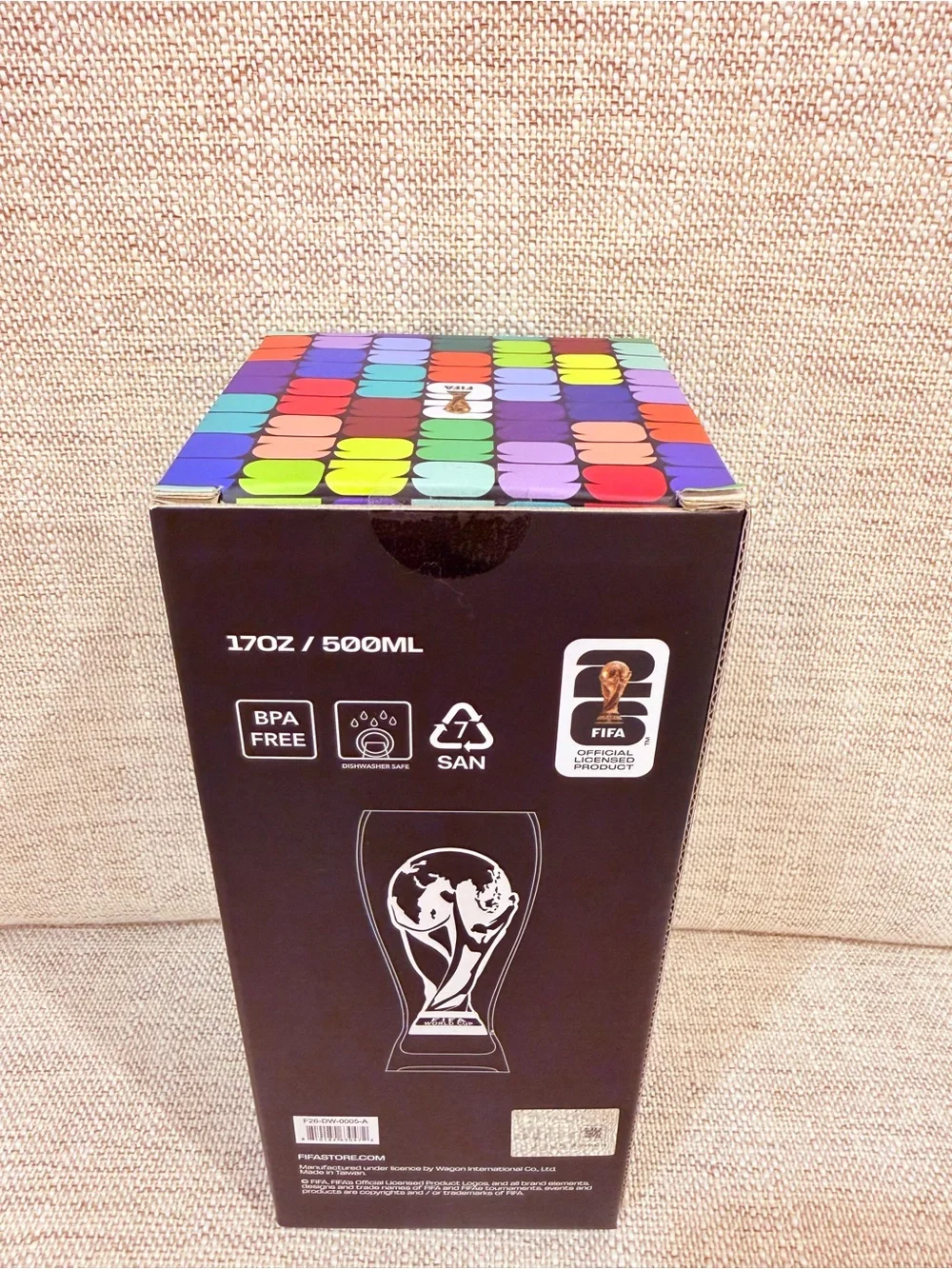 FIFA Shatterproof Beer Glass 2026